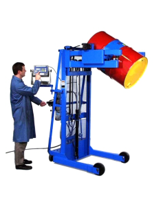 Vertical Lift Drum Pourer - With Scale - Single Stage