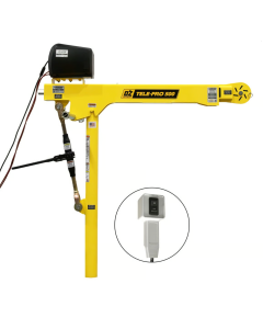 500 Lb Oz Lifting Products Tele-Pro Davit Crane w/ 12V DC Electric Winch