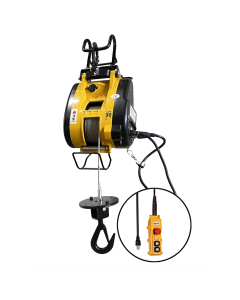 1/2 Ton Oz Lifting Electric Builder’s Hoist- 37 FPM- 115V Single Phase- 90 ft Lift