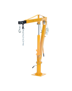 1,000 Lb Vestil Steel Winch Truck Jib Crane 44 In. Reach