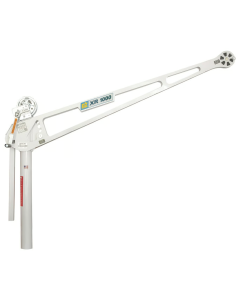 1000 lb Oz Lifting Products Extended Reach Davit Crane w/ Manual Winch