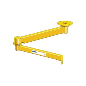 Articulating jib cranes